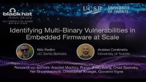 Identifying Multi-Binary Vulnerabilities in Embedded Firmware at Scale