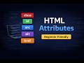 HTML Attributes Explained in Simple Way | Full Beginner Guide | Explained in Marathi