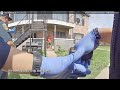 Police Shoots Man after he attacked them with Glass