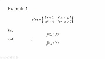 Calculus 1 Section 1.4a One Sided Limits