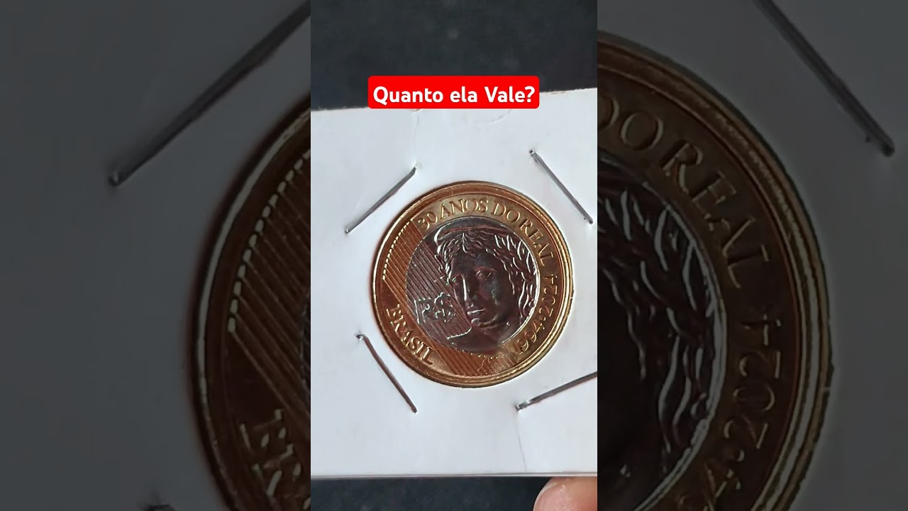 Quanto Vale a mais nova Moeda Comemorativa de 1 real?