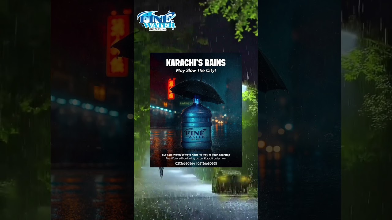 Dear Karachi,We know the city is facing tough weather conditions, but Fine Water is committed to u