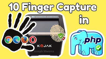 10 Fingerprints Live Scan in Web using KOJAK PL Scanner