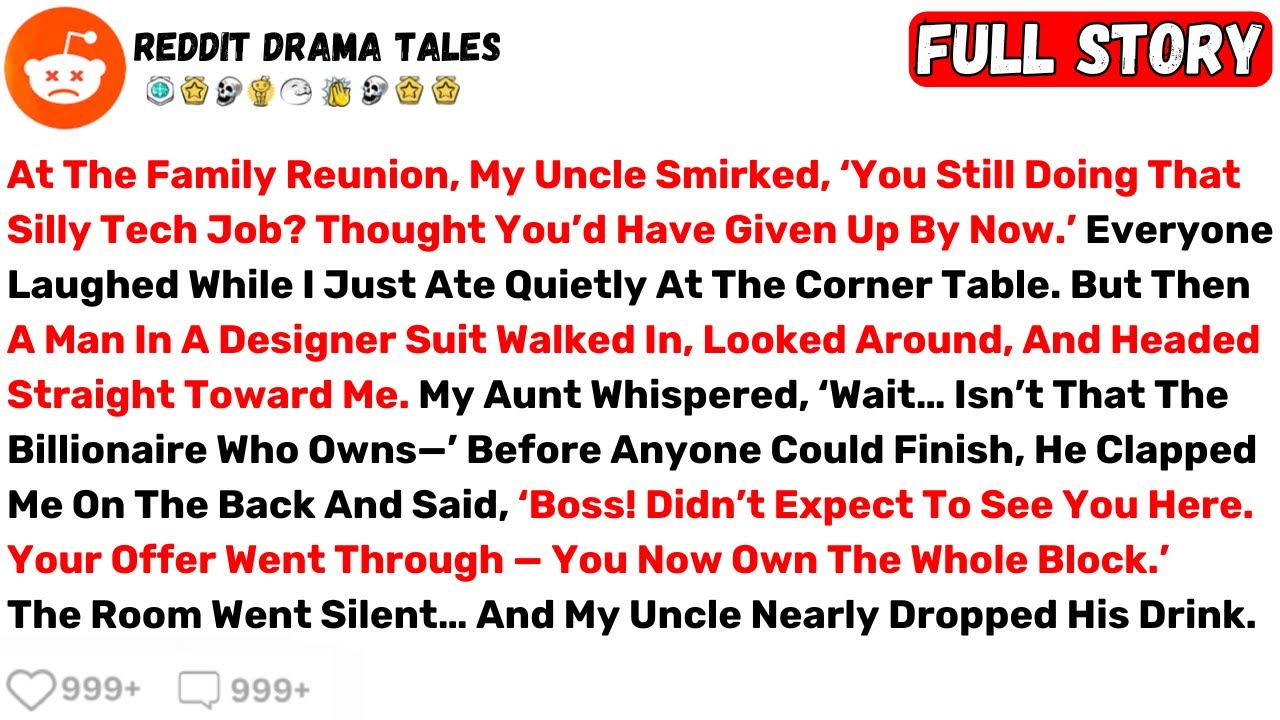 At The Family Reunion, My Uncle Smirked, ‘You Still Doing That Silly Tech... - Best Reddit Stories