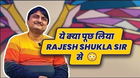 Online SSC CGL GS Q&A Session With Rajesh Shukla Sir - Story of Best GS Teachers @ABHINAYMATHS