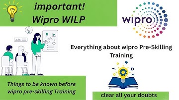 Wipro pre skilling training experience | Must known before training | Milestone | Capstone Project