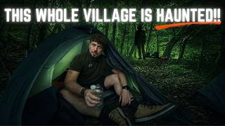 We camped at a haunted village! 👻⛺