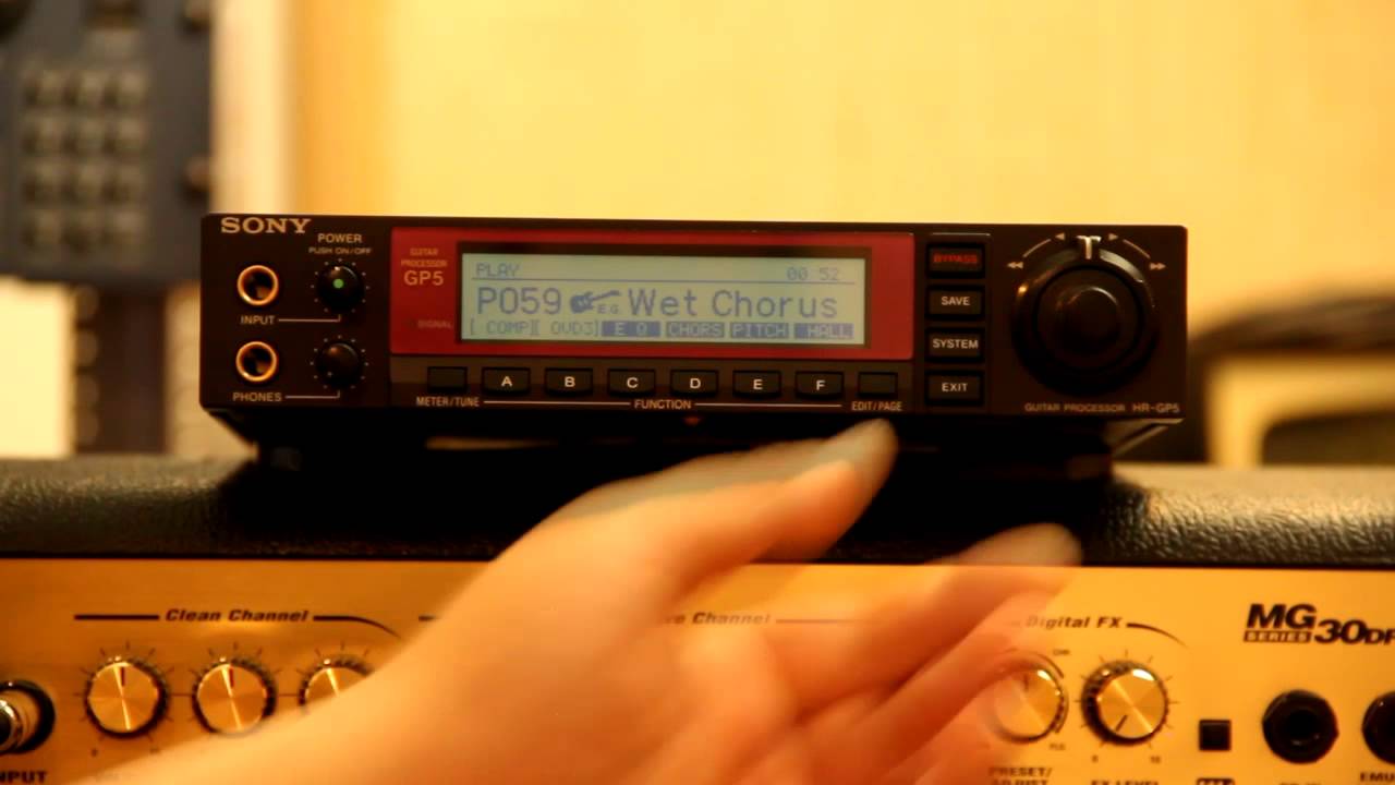 SONY ソニー HR-GP5 ギタープロセッサー ビンテージ エフェクター SONY ソニー HR-GP5 ギタープロセッサー ビンテージ エフェクター