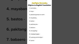 Ano sa English ang "PAASA"? 🥺