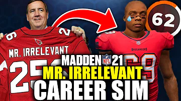 Following the Career of the The Last Pick in the NFL Draft (Mr. Irrelevant) in Madden 21