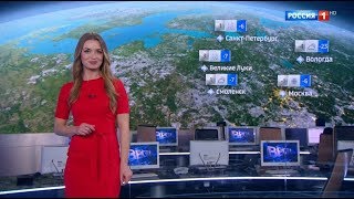 Виктория Черникова - &quot;Вести. Погода&quot; (21.03.18)