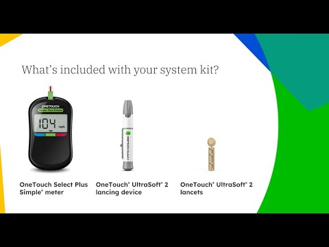 OneTouch Select Plus Simple with UltraSoft 2 Lancing Device | Demo Video