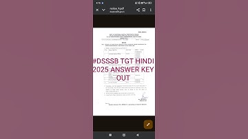 #DSSSB TGT HINDI #ANSWER KEY OUT #TEACHING EXAM #VIRAL VIDEO #TRENDING