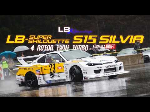 ❤️リバティーウォーク・シルビアS15 LB-Super Silhouette LB-SUPER SILHOUETTE S15 SILVIA 4 rotor twin turbo debut