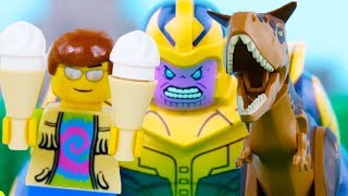 TOP 5 2018 LEGO STOP MOTION LEGO City, Jurassic World, Fortnite And Hulk | LEGO | Billy Bricks