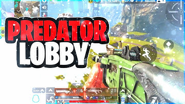 Dimond 💎 Players In Predator Lobby | Apex legends mobile gameplay | Movement.