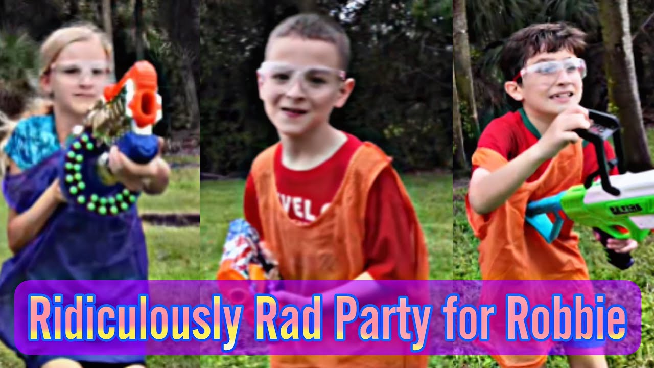 Rad Party Ridiculously Rad Party for Robbie - YouTube