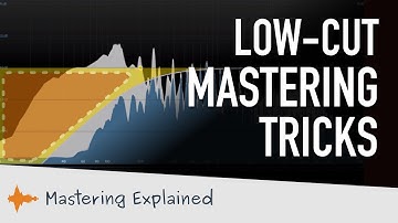 How to use low-cut filters for mastering