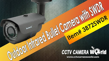 Outdoor Infrared Bullet Camera with SWDR