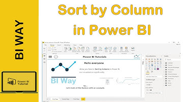 Sort by column in Power BI