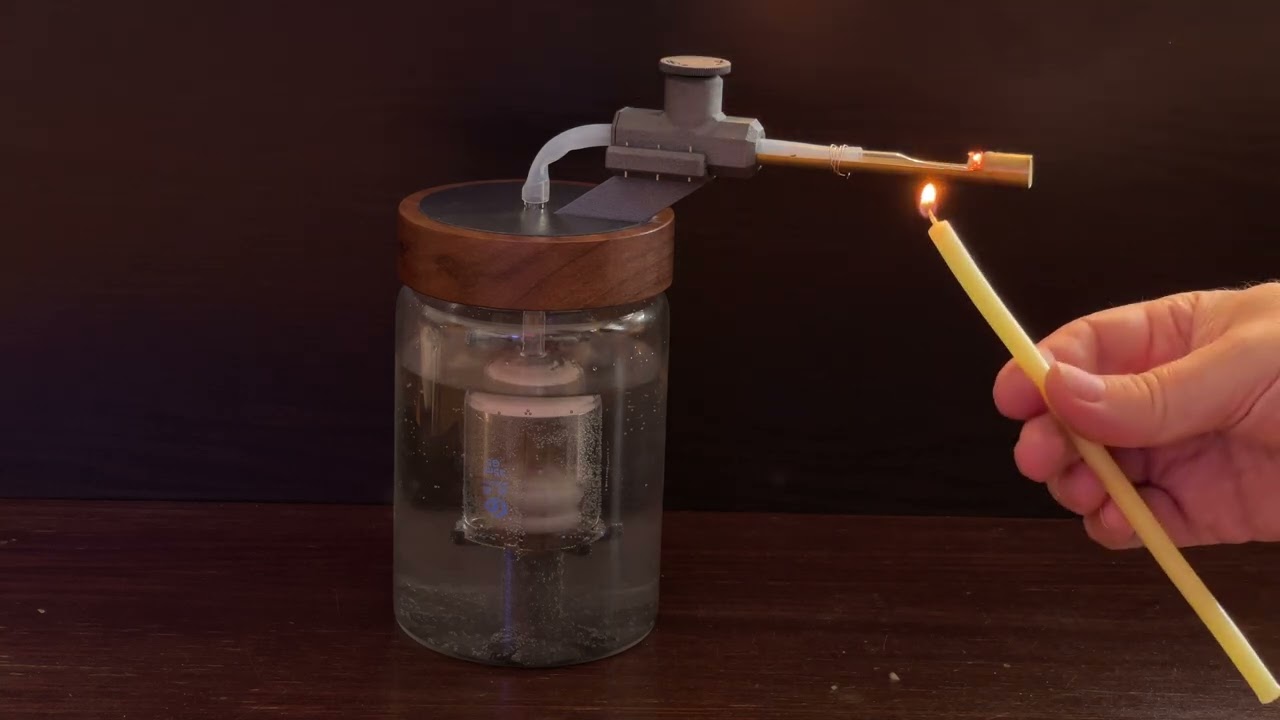 Fully functional reproduction of Döbereiner's lamp