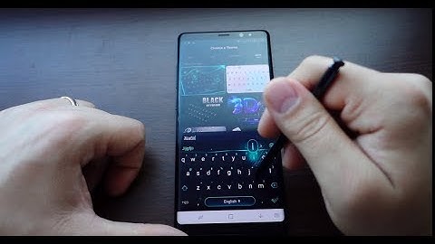Review: Cheetah Keyboard + Galaxy Note 8 - Themes&GIF, Emoji, 3D Keyboard