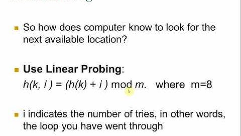 CSCI 2320 Class 22 Hash Table part2