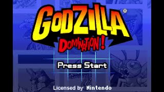 Godzilla: Domination! (ゴジラ怪獣大乱闘アドバンス). [GBA]. 1LC