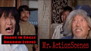 Pai Changtien Escape Scene  Snake In Eagle Shadow 1978