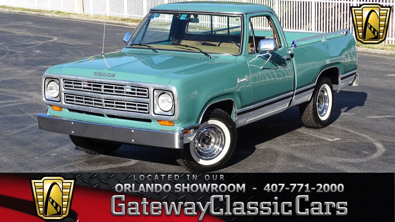 1980 Dodge D100 Gateway Orlando #1363 - YouTube