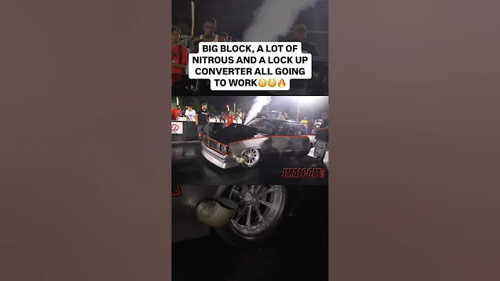 A 700+ shot of nitrous on the big block Malibu had it on warp drive