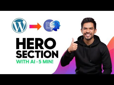 Build ANY WordPress Hero Section in 5 Minutes  No Page Builder Needed!