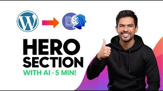 Build ANY WordPress Hero Section in 5 Minutes  No Page Builder Needed!