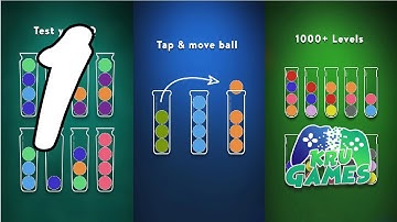 Sortball Puzzle - Color Match Ball Sorting Game Gameplay #1 All Levels (Android, IOS)