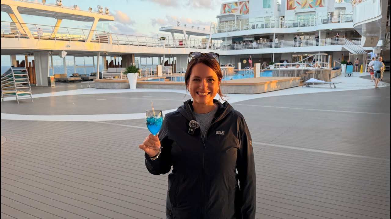LIVE 🔴 Auf einen Cocktail mit Rebekka - Mein Schiff 7 mit AIDAcosma - Auslaufen Lanzarote