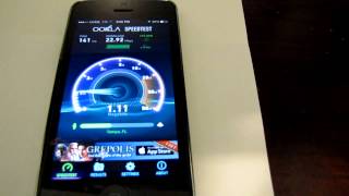 StraightTalk Iphone 4G LTESpeedTest