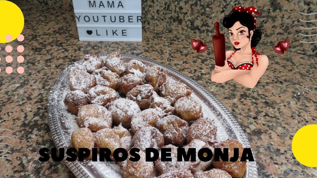 SUSPIROS DE MONJA #recetasfaciles #suspirosdemonja #comohacer