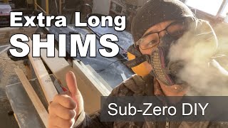 Making Extra Long SHIMS | Sub-Zero DIY