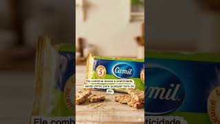 BISCOITO ARROZ S/ GLÚTEN CAMIL 90G #arroz #integral #snack #camil #semgluten #biscoito #camil