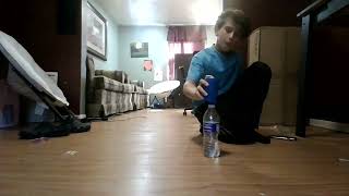 Bottle flip point stack