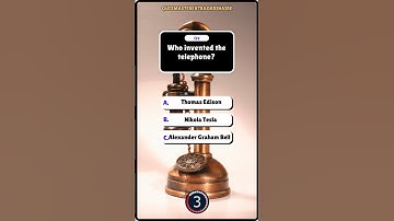 Who Invented It? Quiz part 3 #englishquiz #generalknowledgequiz #quizchallenge #inventions