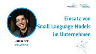 Jan Kaiser: Small Language Models (SLMs) | KI-Lab Bodensee