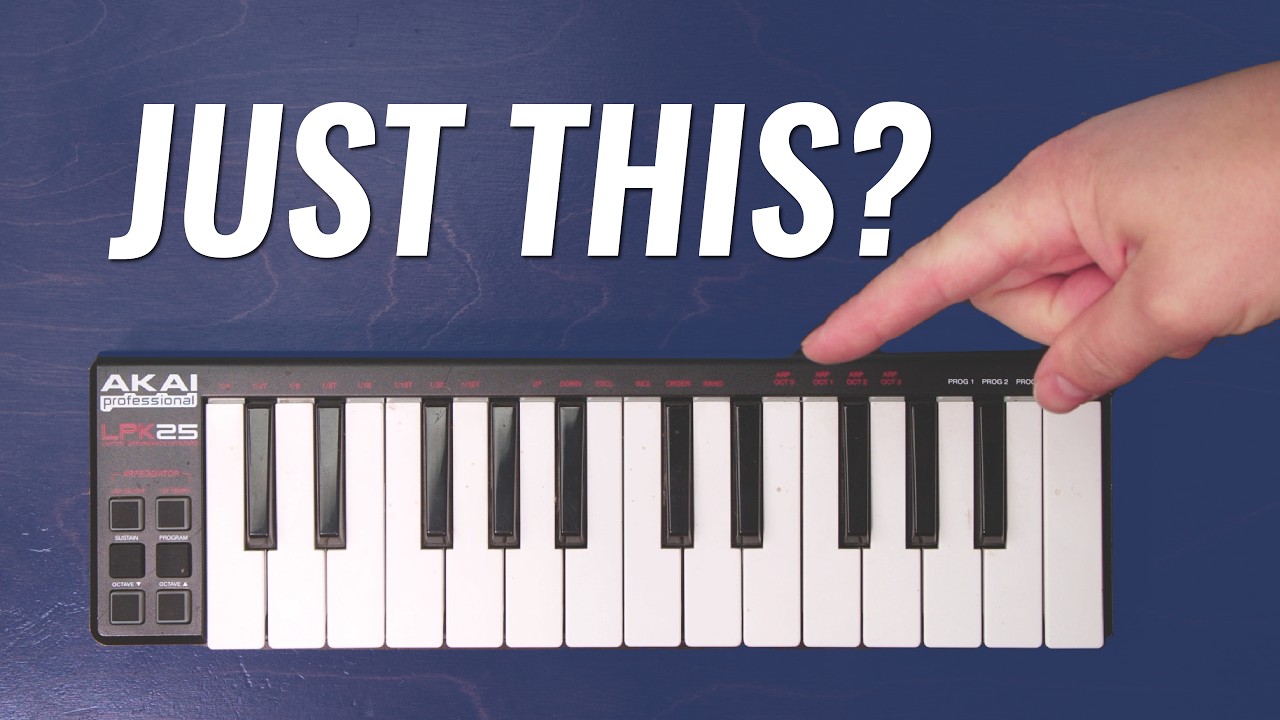 Can a Guitarist Write a Song With ONLY a MIDI Keyboard?