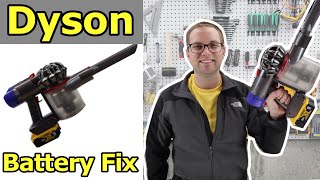 Fix a Dyson vacuum with this battery. EASY DIY battery replacement & upgrade hack