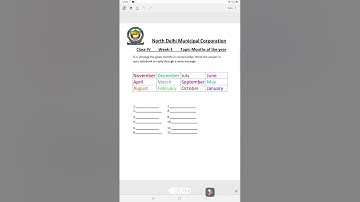 Class 4 English Worksheet Solution Week 1 (8/4/21)