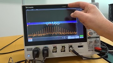Осциллограф Tektronix MDO3 | Спектрограмма | Анализ спектра осциллографом