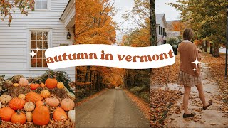 A Cozy, Light Academia Vermont Fall | Why It Inspires Me as a Writer