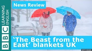 The 'Beast from the East' brings snow to the UK: BBC News Review