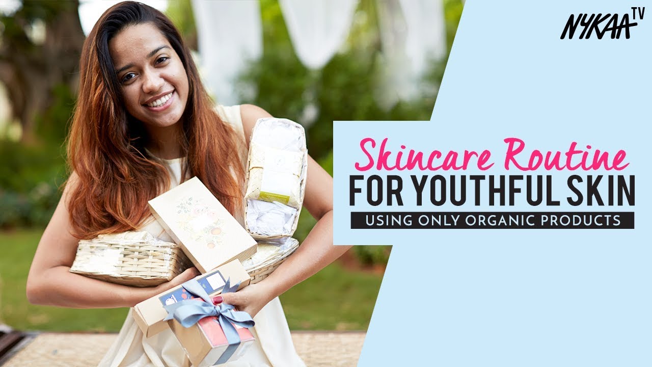 Natural Skincare Routine With Only Organic Products Ft. Debasree Banerjee + GIVEAWAY(CLOSED) | Nykaa