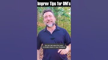 5 Essential Improv Tips for Dungeon Masters in D&D Part 1 #dnd5e #TTRPGimprov #gmtips #newdmv
